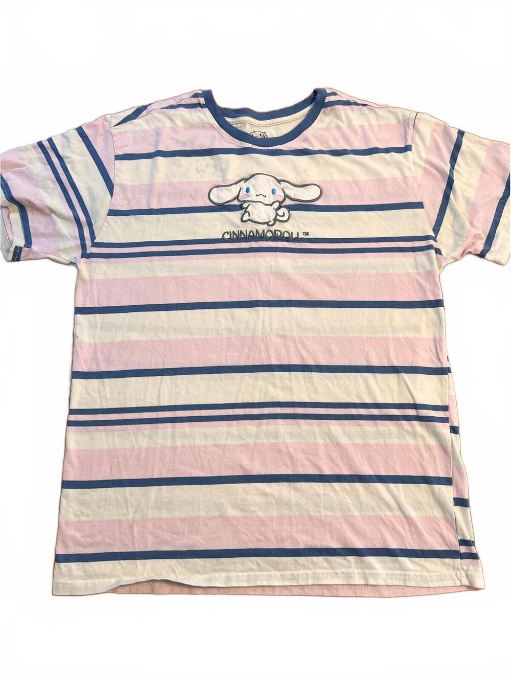 Sanrio Cinnamoroll Striped T-Shirt Large